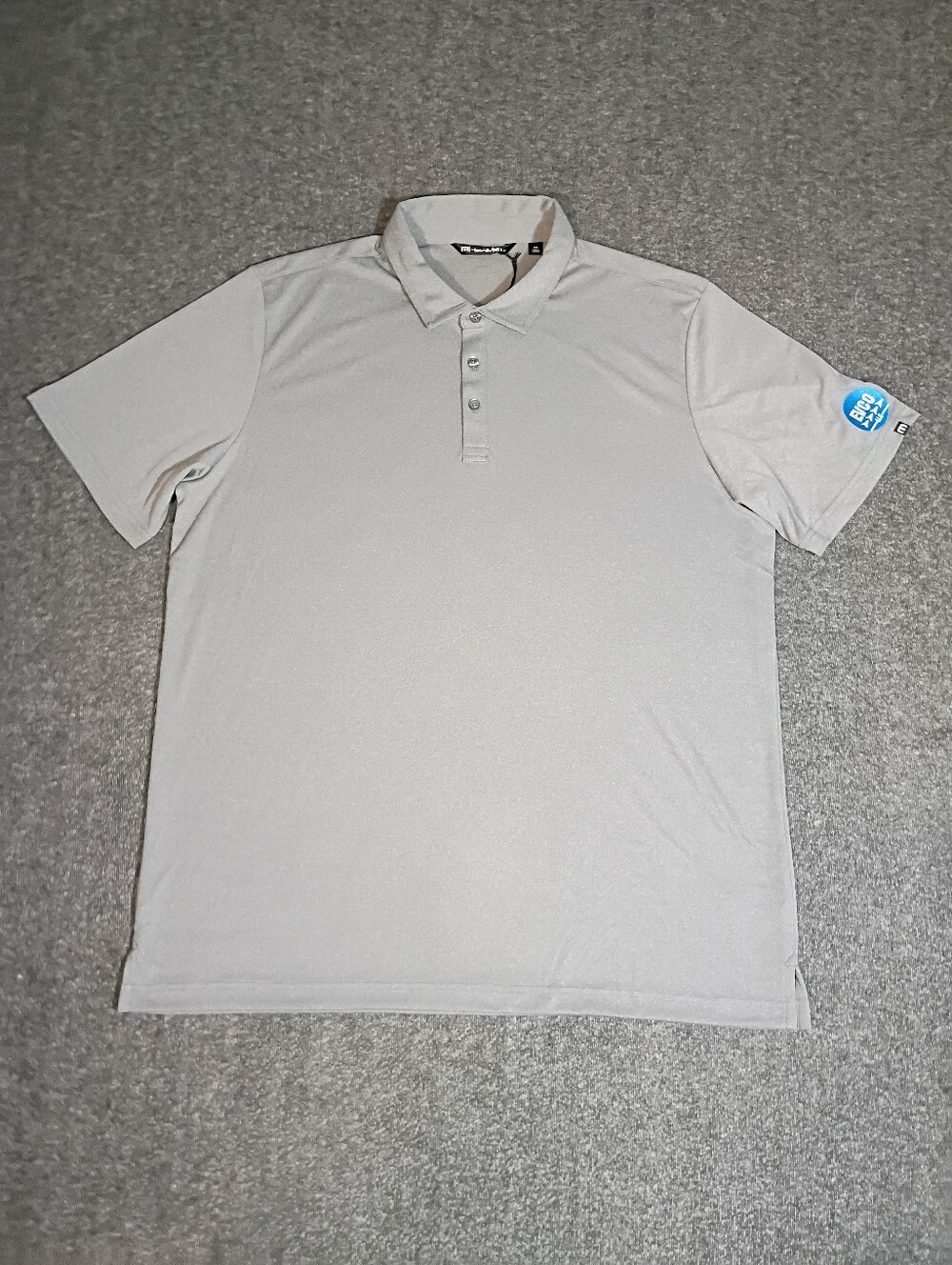 Travis Mathew Coto Performance Polo Golf Polo Shirt 2XL Gray Heather EVCO LLC.